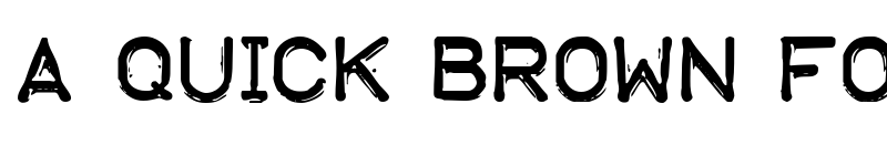 Preview of Embossing Tape 1 (BRK) Regular font