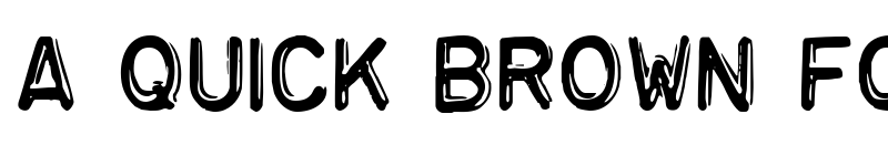 Preview of Embossing Tape 3 (BRK) Regular font