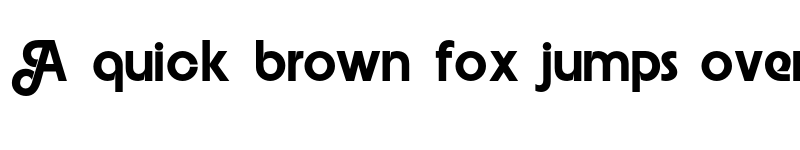 Preview of Embrionic55Swash Medium font