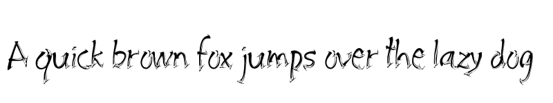 Preview of Embrush Regular font