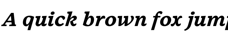 Preview of Embury Text Bold Italic font