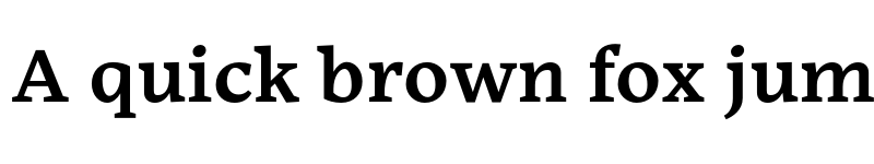 Preview of Embury Text Medium font