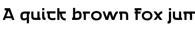 Preview of Emencut Bold font