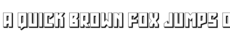 Preview of Emerald Beacon 3D Regular font