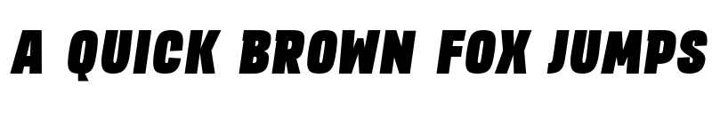 Preview of EMINOR Black Italic font