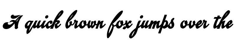 Preview of Emiral Script Bold PERSONAL USE Regular font