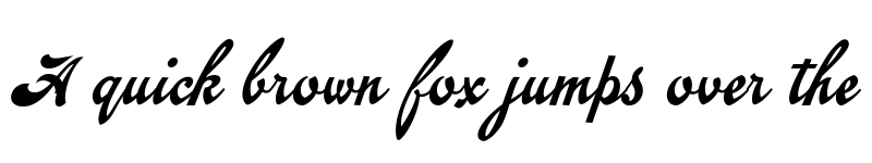 Preview of Emiral Script PERSONAL USE Regular font