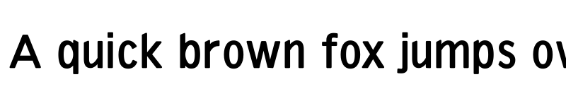 Preview of EmkaSansCondensed Bold font