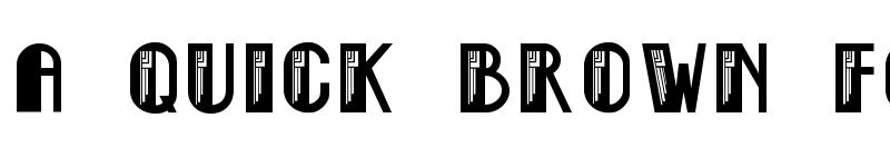 Preview of Empire State Deco Regular font