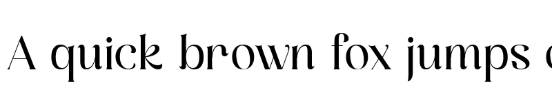 Preview of Employed Regular font