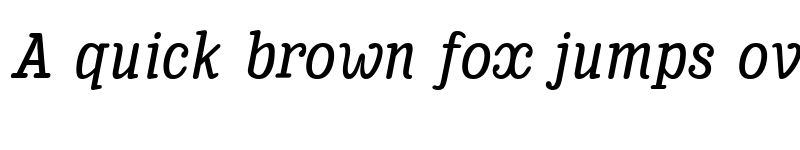 Preview of Enagol Math Medium Italic font