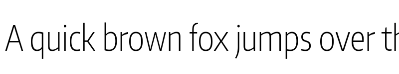 Preview of Encode Sans Compressed ExtraLight font