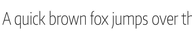 Preview of Encode Sans Compressed Thin font