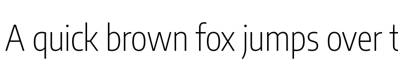 Preview of Encode Sans Condensed ExtraLight font