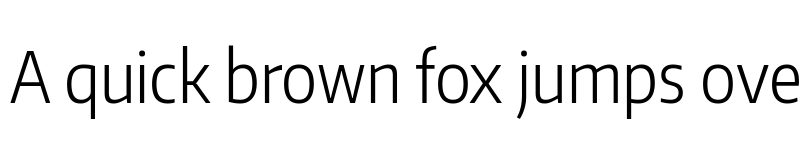 Preview of Encode Sans Condensed Light font