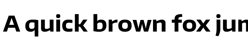 Preview of Encode Sans Expanded Bold font