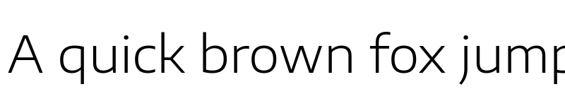 Preview of Encode Sans Expanded Light font