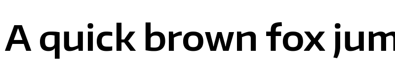 Preview of Encode Sans Expanded SemiBold font