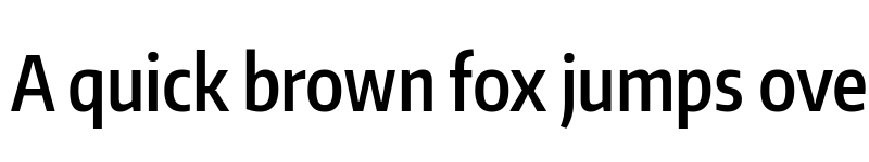 Preview of Encode Sans ExtraCondensed SemiBold font