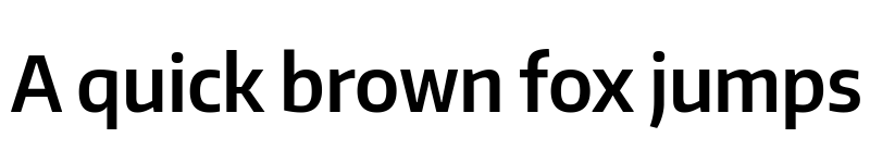 Preview of Encode Sans Narrow SemiBold font