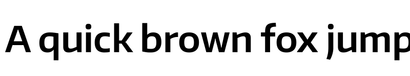 Preview of Encode Sans Normal SemiBold font