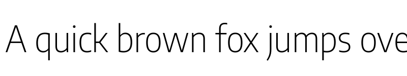 Preview of Encode Sans Semi Condensed ExtraLight font