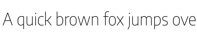 Preview of Encode Sans Semi Condensed Thin font