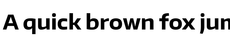 Preview of Encode Sans Wide Bold font