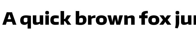 Preview of Encode Sans Wide ExtraBold font