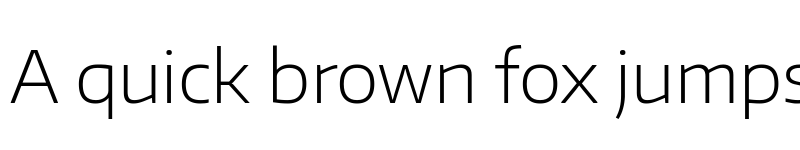 Preview of Encode Sans Wide ExtraLight font