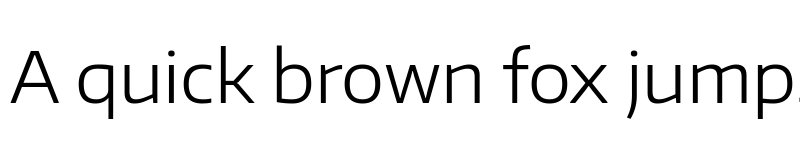 Preview of Encode Sans Wide Light font