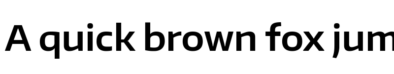 Preview of Encode Sans Wide SemiBold font