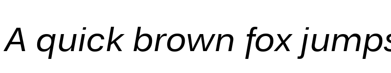 Preview of Endurance Pro Italic font