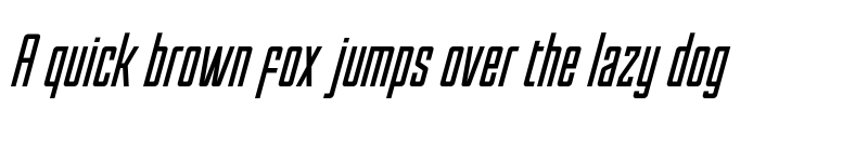 Preview of Enfatica Oblique font