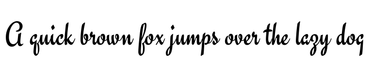 Preview of Engagement Regular font