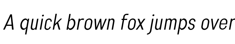 Preview of Engula Italic font
