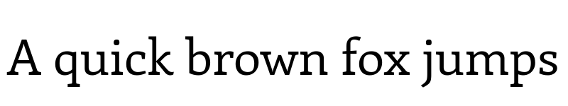 Preview of Enriqueta Regular font