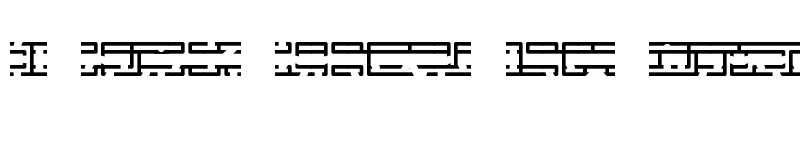 Preview of Entangled Layer B (BRK) Normal font