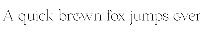 Preview of Envegas Regular font