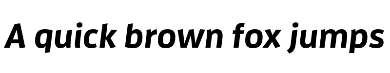 Preview of Enzo OT Bold Italic font