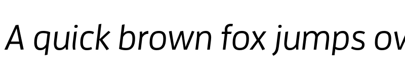 Preview of Enzo OT Medium Italic font