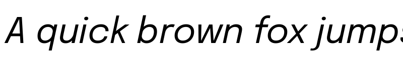 Preview of Epilogue Italic font