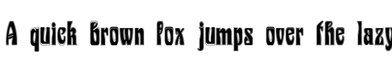 Preview of Epoque Inline Regular font