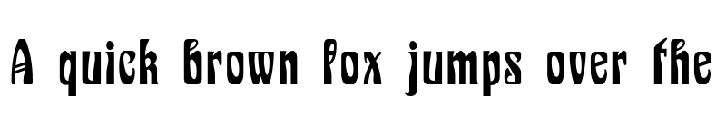 Preview of Epoque Regular font