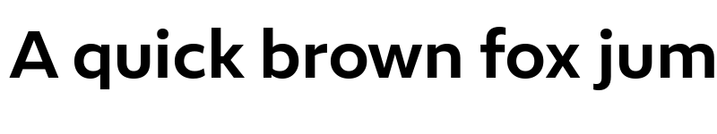 Preview of Epura-SemiBold ? font