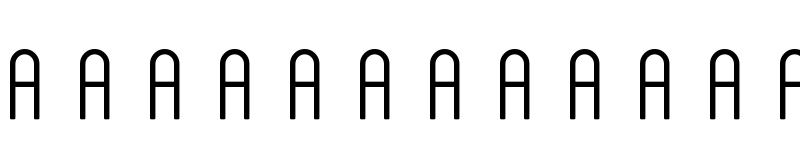 Preview of EQUOS Regular font