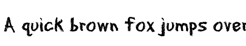 Preview of EraserDust Regular font