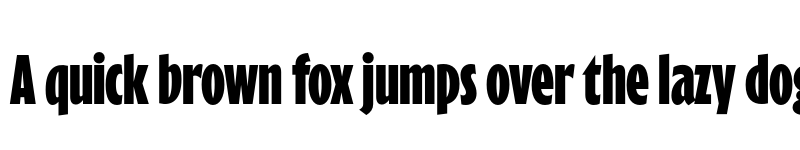 Preview of Eric Machat Headline Bold font