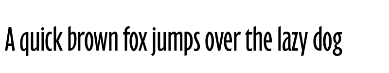 Preview of Eric Machat Headline Regular font