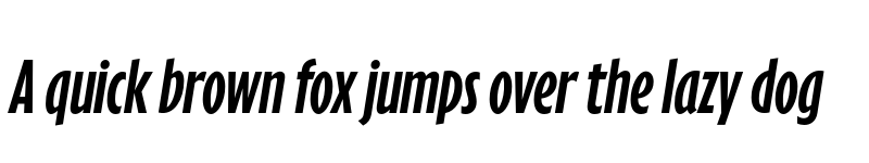 Preview of Eric Machat Headline SemiBold Italic font